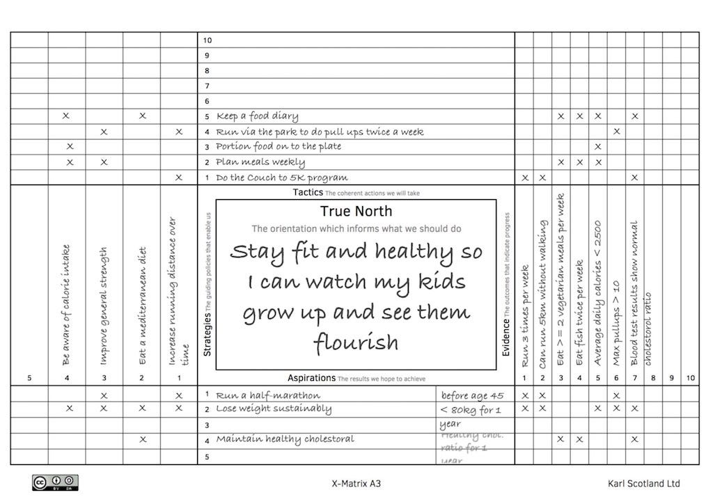 X-Matrix and Collaborative Strategy